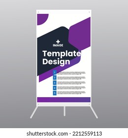 exposición de diseño de pancartas de resumen de plantillas