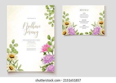 TEMPLATE SAVE THE DATE WEDDING INVITATION