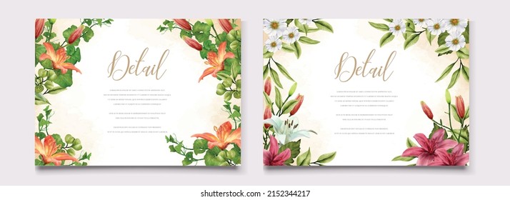 TEMPLATE SAVE THE DATE WEDDING INVITATION