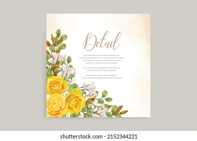 TEMPLATE SAVE THE DATE WEDDING INVITATION