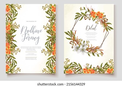 PLANTILLA GUARDAR LA FECHA DE INVITACIÓN DE BODA