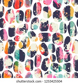 Template seamless abstract pattern. Can be used on packaging paper, fabric, background for different images, etc.