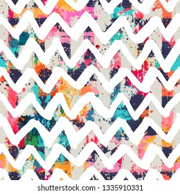 Template seamless abstract pattern. Can be used on packaging paper, fabric, background for different images, etc.