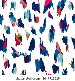 Template seamless abstract pattern. Can be used on packaging paper, fabric, background for different images, etc.