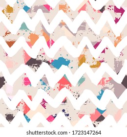 Template seamless abstract pattern. Can be used on packaging paper, fabric, background for different images, etc.