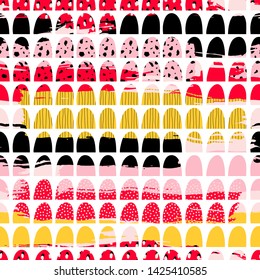 Template seamless abstract pattern. Freehand drawing