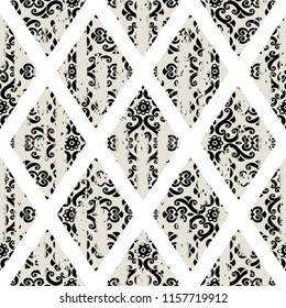 Template seamless geometric abstract pattern. Can be used on packaging paper, fabric, background for different images, etc.