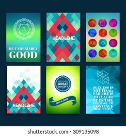 Template. Set of poster, flyer, brochure design templates. Elements for Summer Holidays with colorful background. Vector brochure design templates collection. Applications and Infographic Concept. 