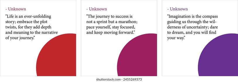 Template set, text quotes, Bubble Quotes, Motivational quotes Template