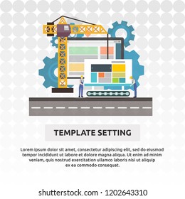 Template Setting - Illustration Design