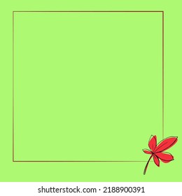 Template of sheet for notes with maple leaf. Template for notebooks, agenda, schedule, planners, checklists, cards and other stationery.