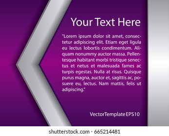 Template Silver and Purple Pattern