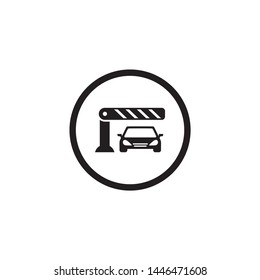 Template Simple Design Icon Parking Sign Symbol