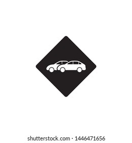 Template Simple Design Icon Parking Sign Symbol