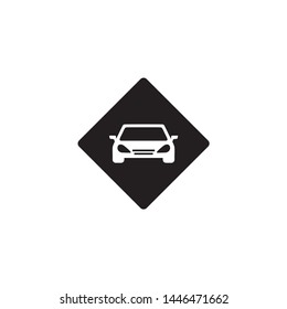 Template Simple Design Icon Parking Sign Symbol