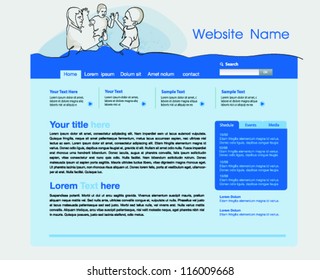 Template site, children playing