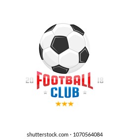 Template Soccer Logo Design. Championship football club.