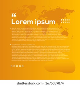 Template social media element vector design illustration