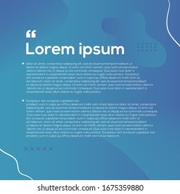 Template social media element vector design illustration
