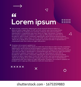 Template social media element vector design illustration