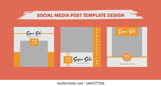 template for social media post, social media content, social media promotion