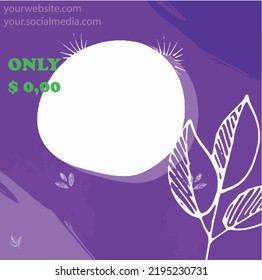 TEMPLATE SOCIAL MEDIA POST ELEGANT AND MODERN SUITABLE FLYER ANY PRODUCT FOR FOOD, FASHION, REAL ESTATE AND PROPERTY