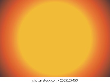 Template with solar background in yellow, orange and black tones