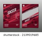 Template Sport Layout Design, soccer football