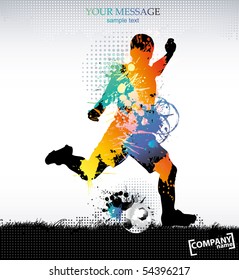 Template sports training . Vector illustration.