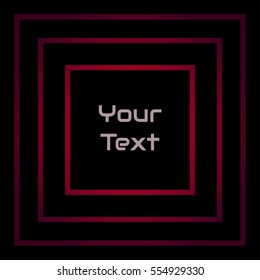 Template of squares with place for you text