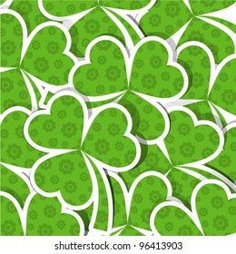 Template St. Patrick's day pattern, vector illustration