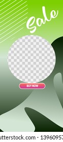 Template of stories sale banner background, template photo, can be use for, landing page, website, mobile app, poster, flyer, coupon, gift card, smartphone template, web design