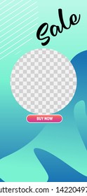 Template of stories sale banner background, template photo, can be use for, landing page, website, mobile app, poster, flyer, coupon, gift card, smartphone template, web design