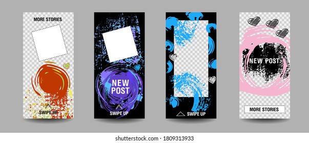 Template of stories sale banner background, template photo, can be use for, landing page, website, mobile app, poster, flyer, coupon, gift card, smartphone template, web design