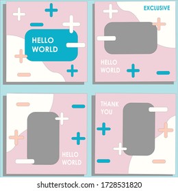 template summer sale background vector