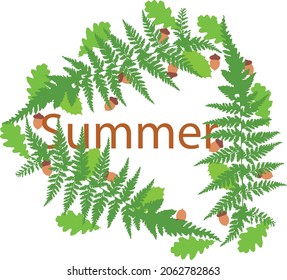 A template for summer-style text.