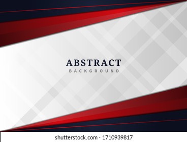Template technology corporate concept abstract triangle geometric black   red white background and space for your text  Vector illustration