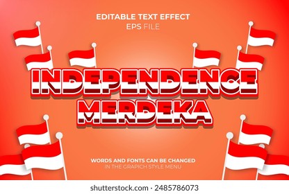 template text effects, Indonesian text effect designs