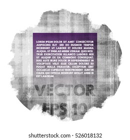 Template for text on a shabby background