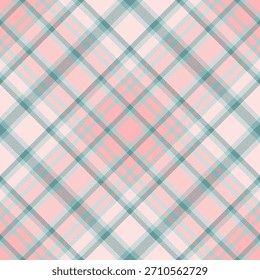Schablone Textil Tartan Textur, Collage Check Hintergrund kariert. Fade Vektor nahtlose Stoffmuster in hellen und nebligen Rosenfarben Palette.