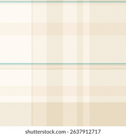 Template texture fabric seamless, hispanic tartan pattern vector. Hunter plaid background check textile in light and sea shell colors palette.