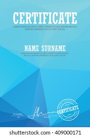 Template that is used in certificate, currency and diplomas