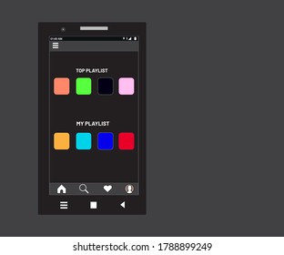 template top playlist for handphone