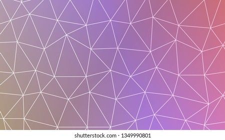 Template with triangles. Gradient color. Design for you business. Vector illustration. Blur Sweet Dreamy Gradient Color Background