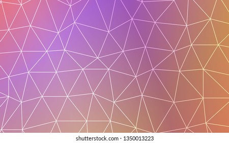 Template with triangles. Gradient color. Design for you business. Vector illustration. Blur Sweet Dreamy Gradient Color Background