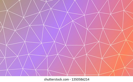 Template with triangles. Gradient color. Design for you business. Vector illustration. Blur Sweet Dreamy Gradient Color Background
