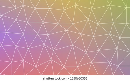 Template with triangles. Gradient color. Design for you business. Vector illustration. Blur Sweet Dreamy Gradient Color Background