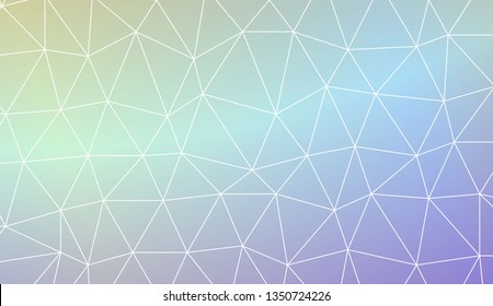 Template with triangles. Gradient color. Design for you business. Vector illustration. Blur Sweet Dreamy Gradient Color Background