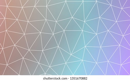 Template with triangles. Gradient color. Design for you business. Vector illustration. Blur Sweet Dreamy Gradient Color Background