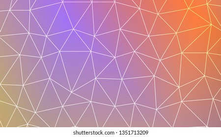 Template with triangles. Gradient color. Design for you business. Vector illustration. Blur Sweet Dreamy Gradient Color Background